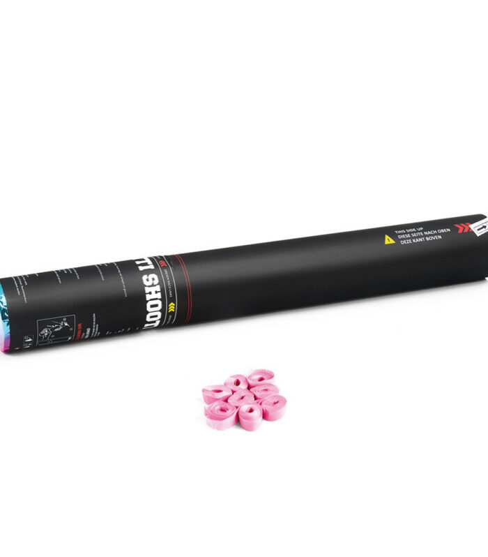 TCM FX - Kézi működtetésű Szalag Ágyú 50cm - Rózsaszín